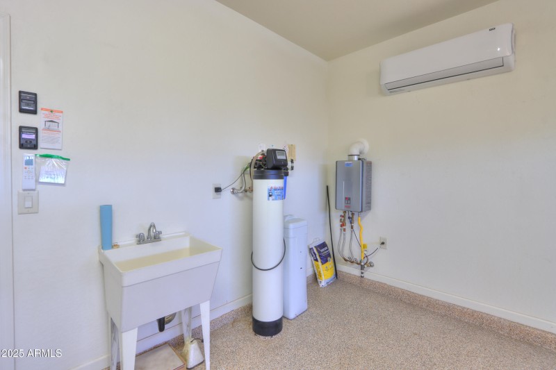 Mini split & utility sink