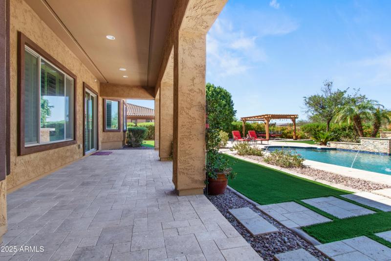 Travertine Patio