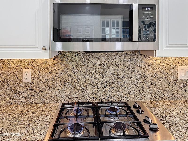 Granite backsplash