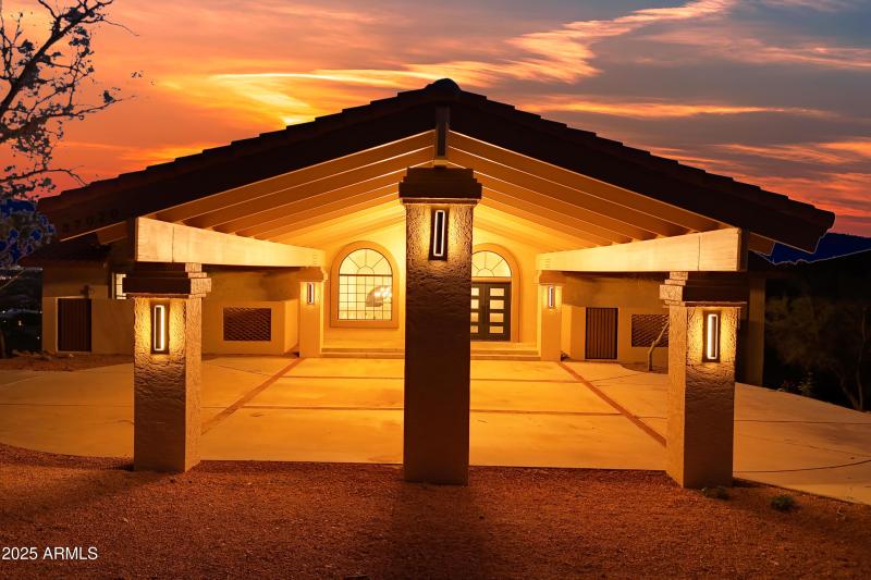 Porte Cochere 2-Dusk