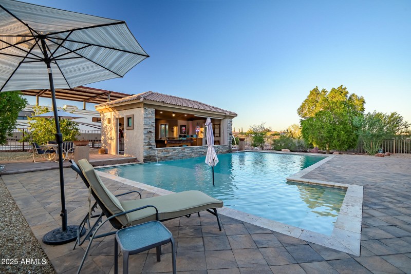 PATIO FACING NORTH EAST