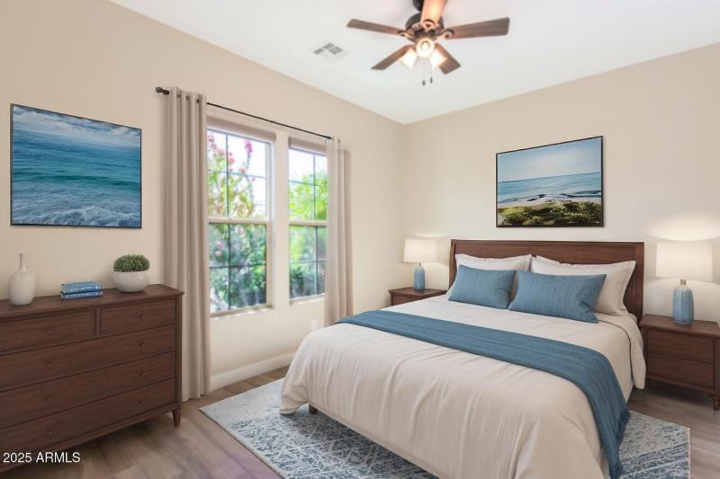 Front guest bedroom with walk in closet