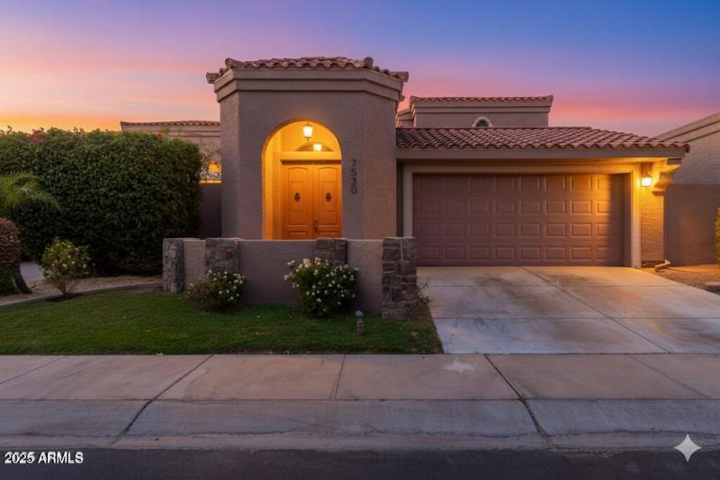 Front of Home Twilight