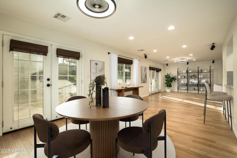 Living Room & Dining