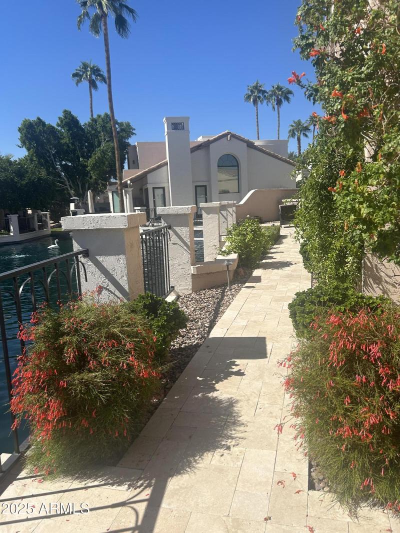 SIDE WALK WAY TO BACK PATIO