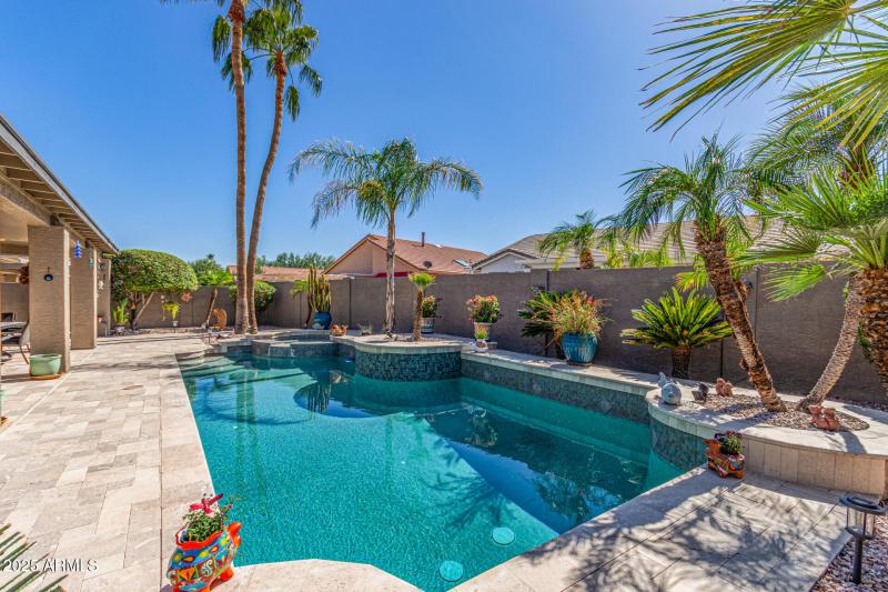 Pool yard view