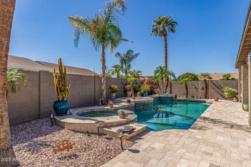 Pool yard view