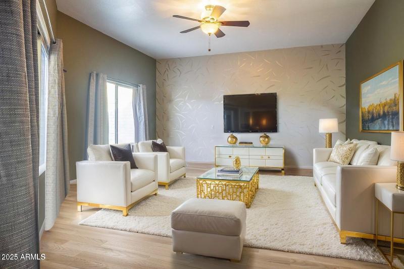 Virtually stage living