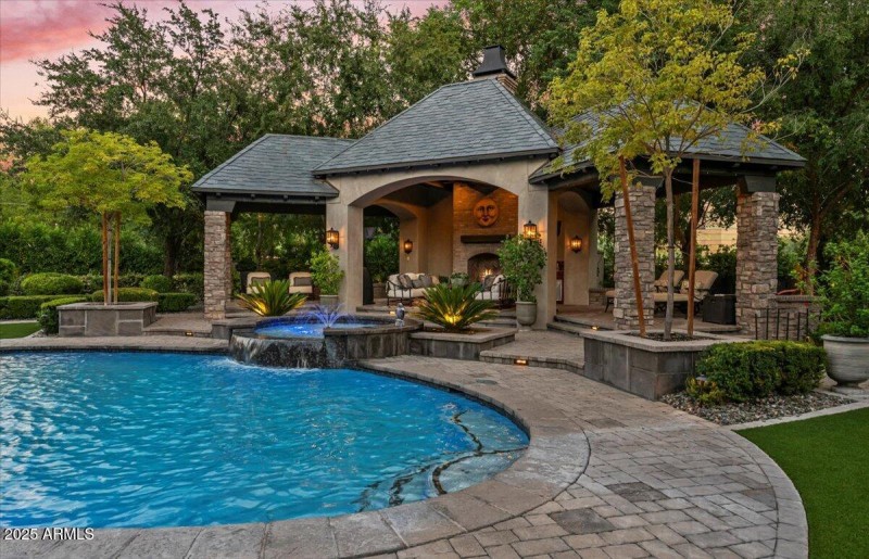 Poolside Pergola