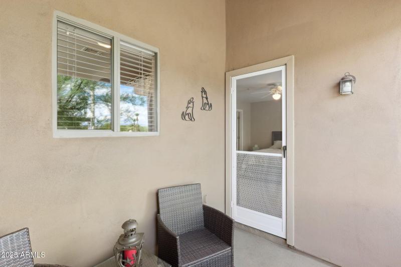 Rear Upstairs Balcony