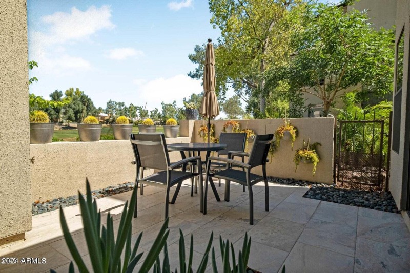 Downstairs Patio
