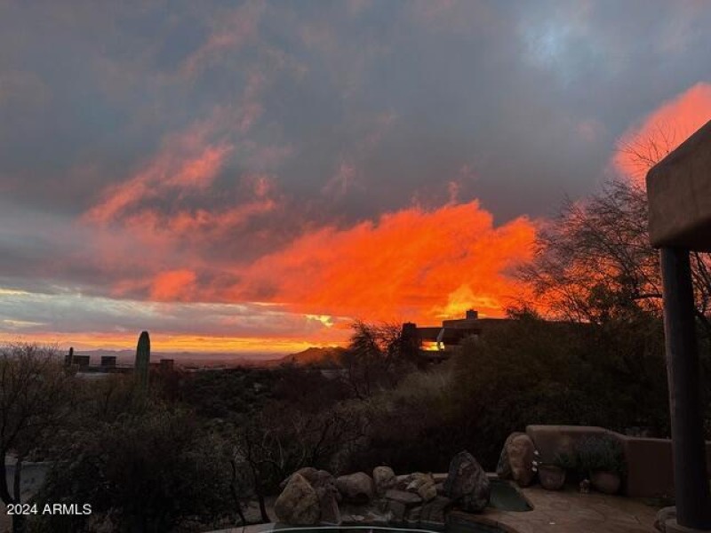 Valley at Sunset
