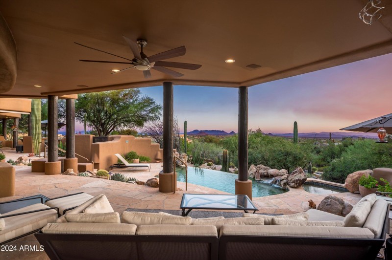 Patio Dusk Views
