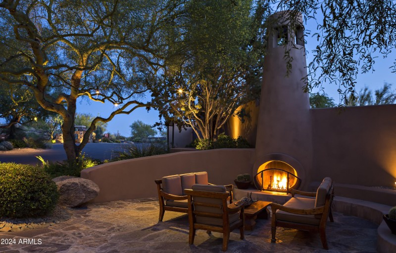 Apache Courtyard Fireplace
