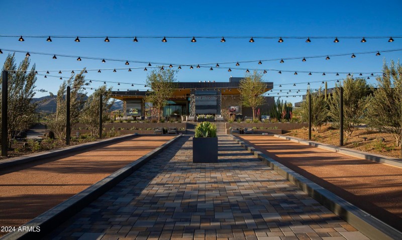 SEVEN BOCCE COURTS