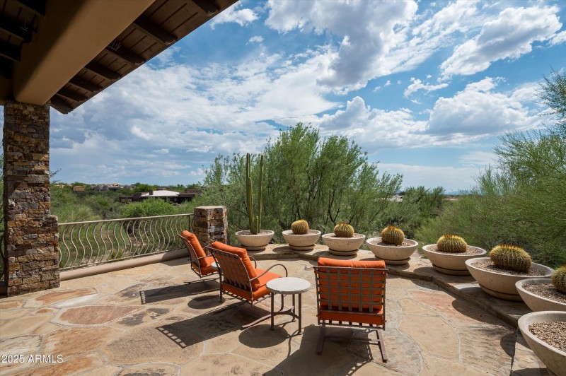 Sunset view patio