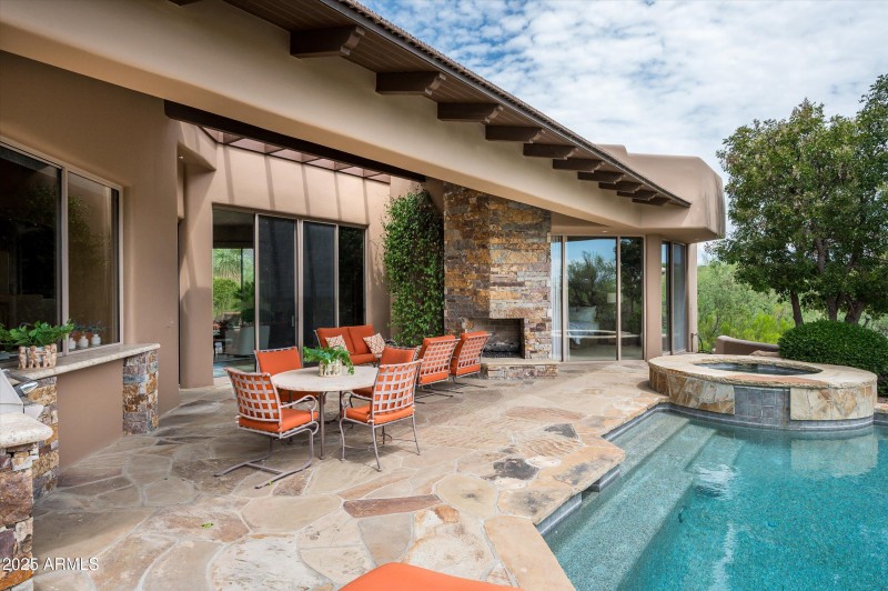 Pool patio