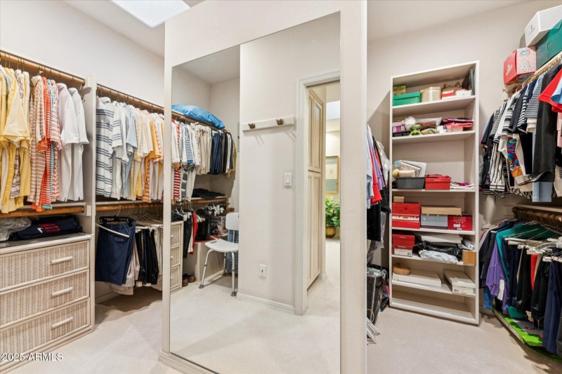 Primary Suite Walk-in Closet