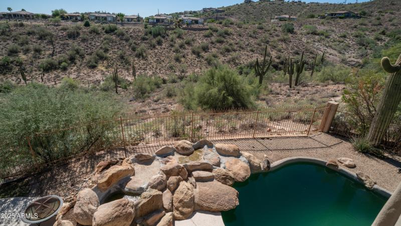 Backyard view