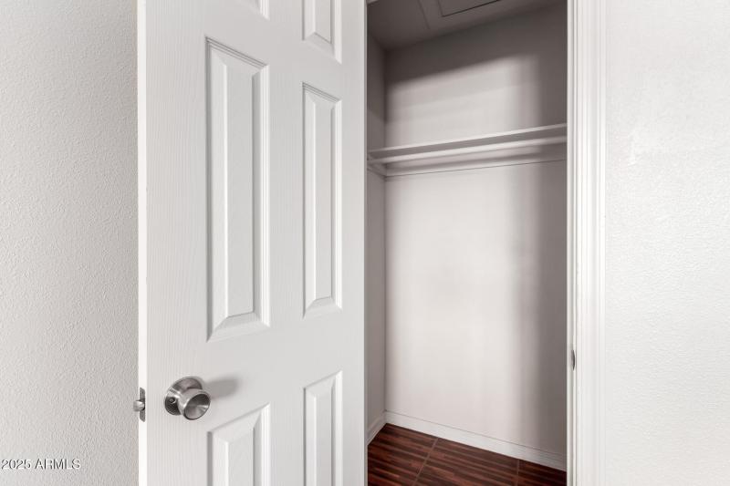 Primary closet