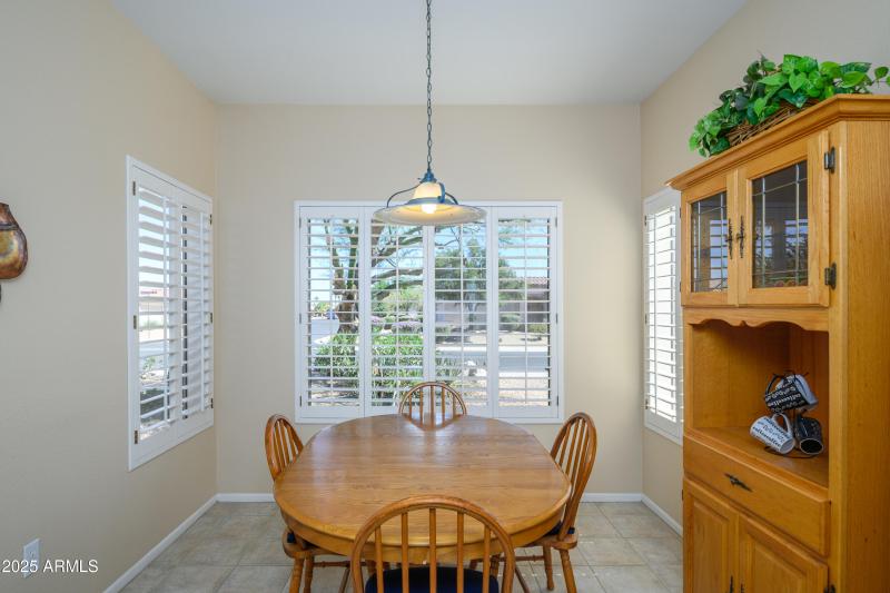 Breakfast Nook Shutters