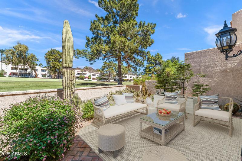 Patio View - Staged