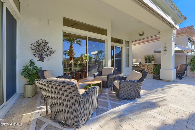 Plenty of Patio Seating Areas