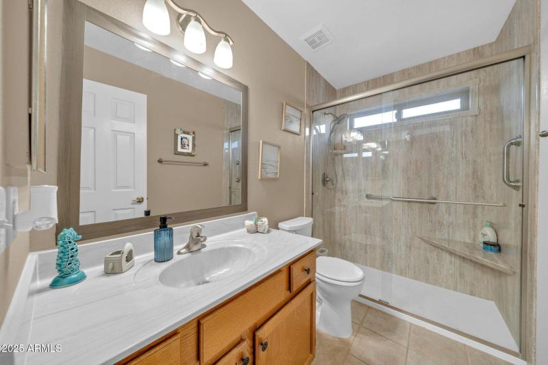 2nd bathroom with walk-in shower