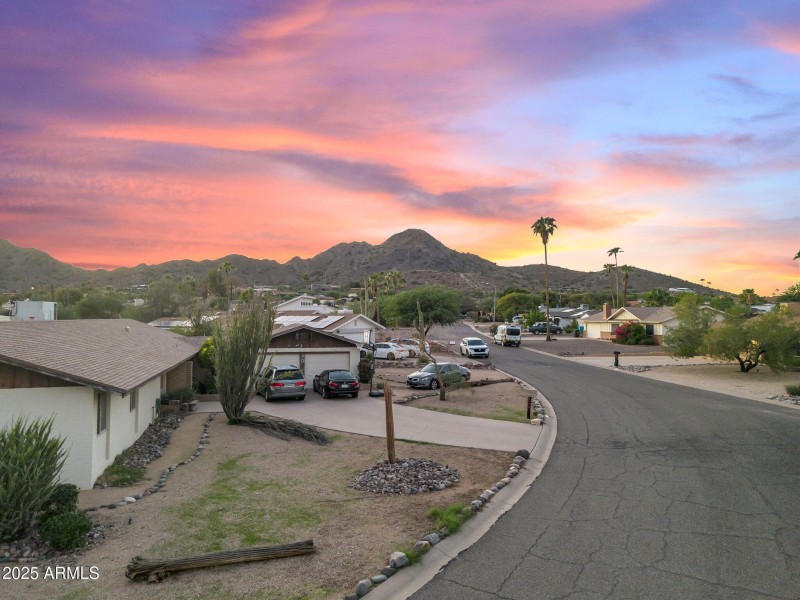 Sunset views from front yard!