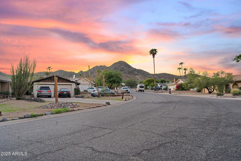 View from the front of the home!
