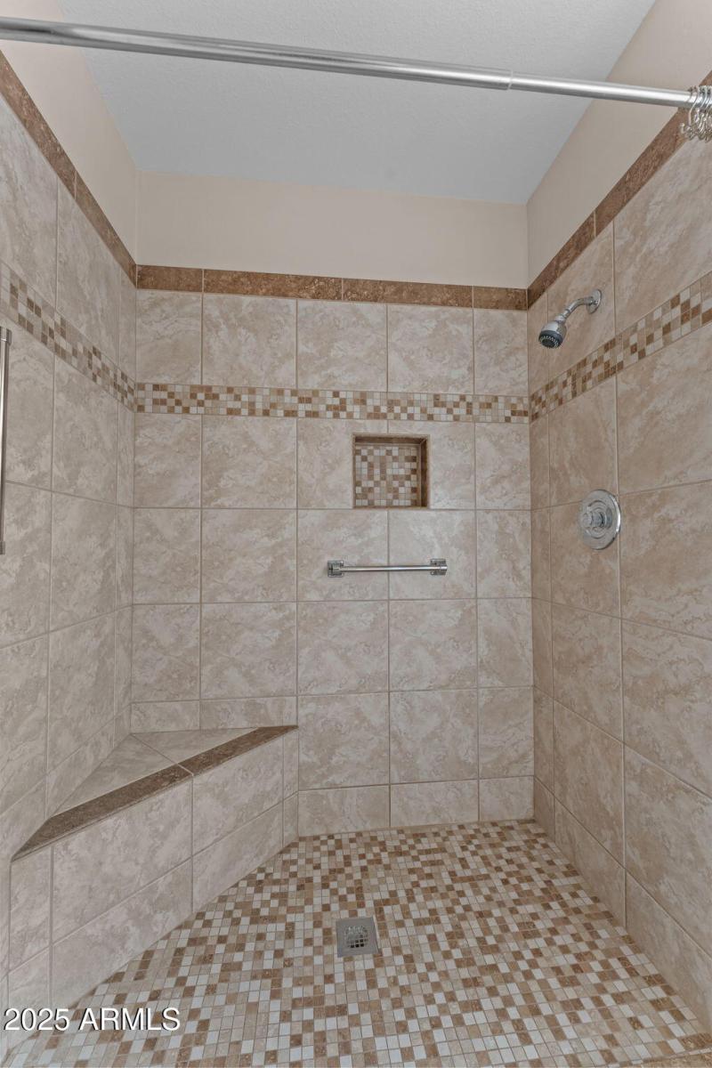 Remodeled primary shower