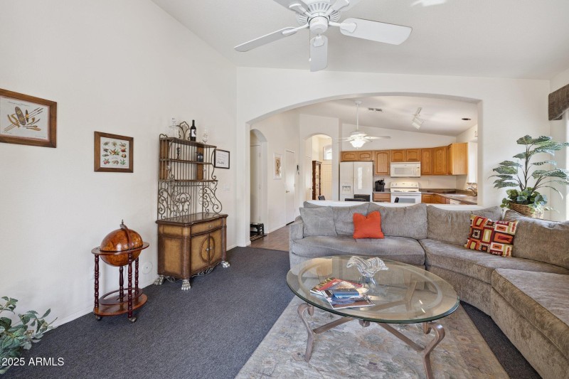 Open family room
