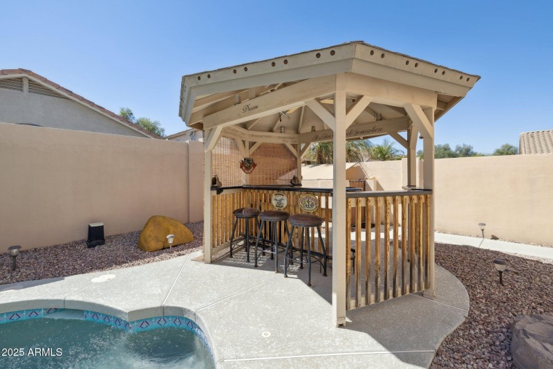 Gazebo for more shade