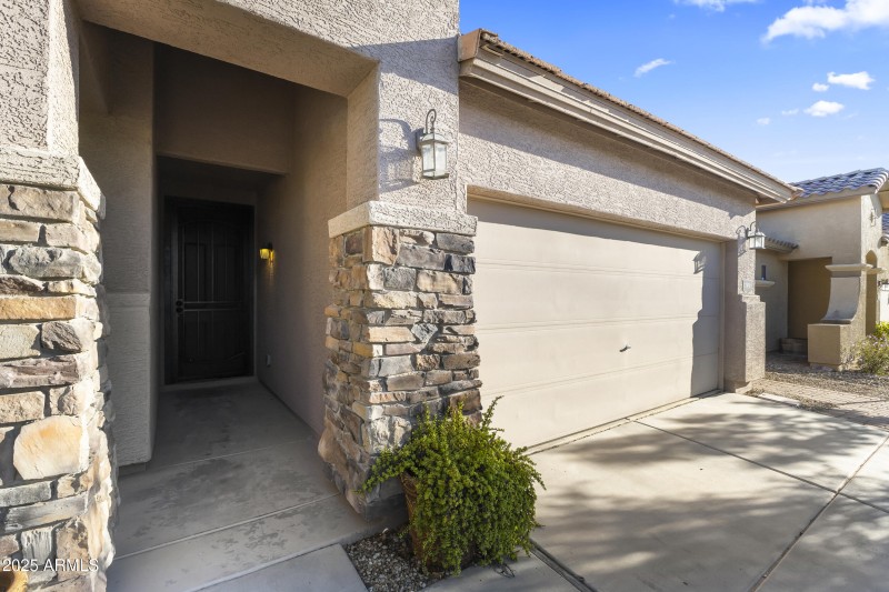 Upgraded Elevation with Stone Accents