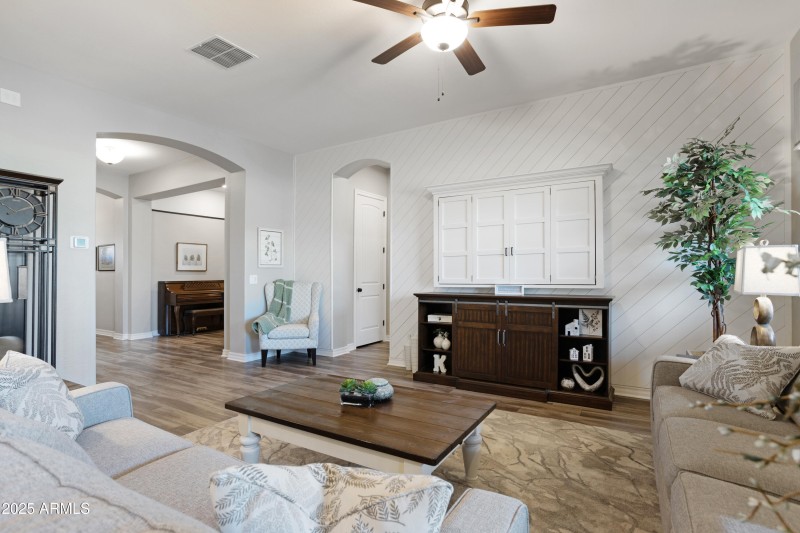 Custom Built In TV Cabinet and Trim