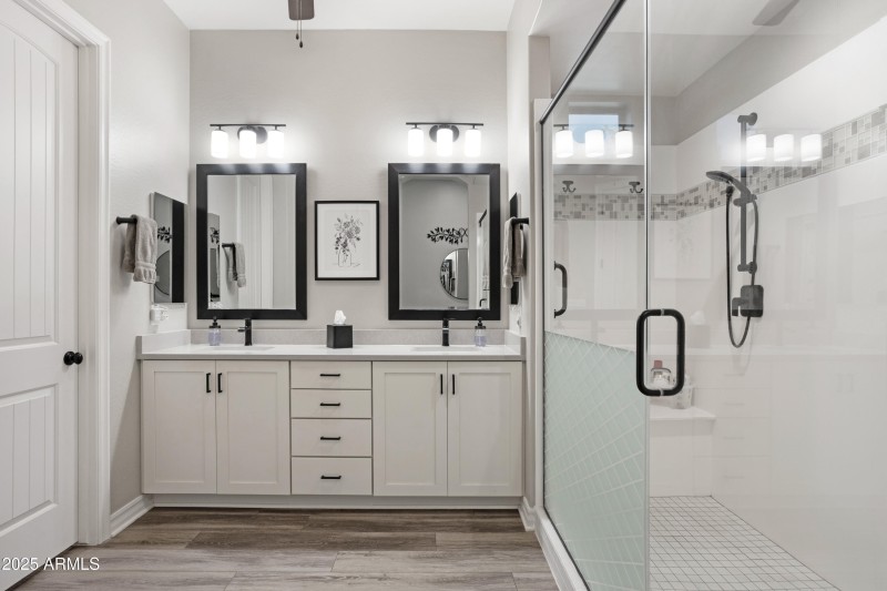 Upscale Master Bath and Shower Spa