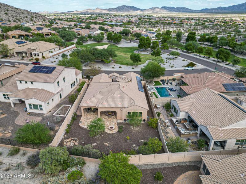 Aerial View of Backyard