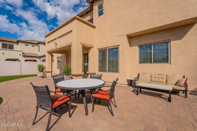 Large paver patio