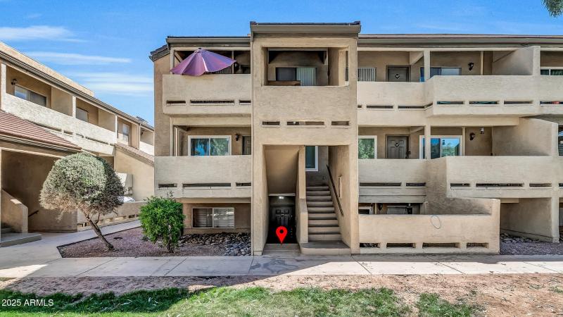 Front Entry from Courtyard