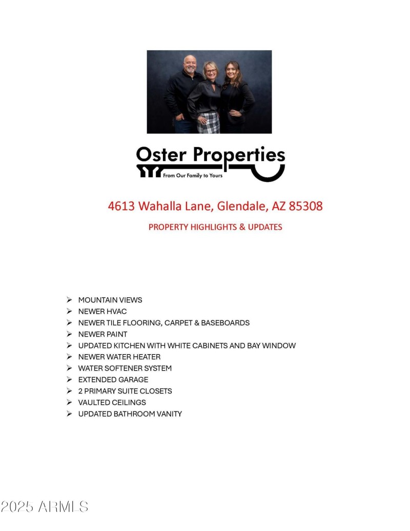 4613 W WAHALLA LN PROPERTY HIGHLIGHTS FO