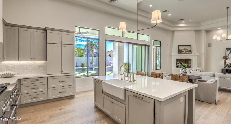 Kitchen toward great room