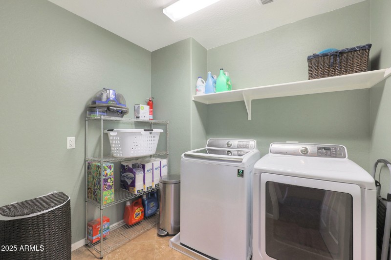 Upstairs Laundry room
