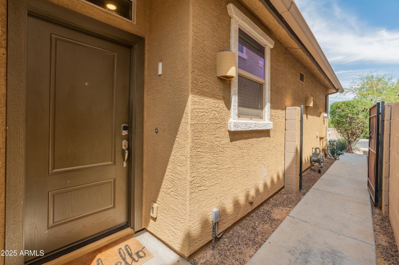Entrance to guest quarters