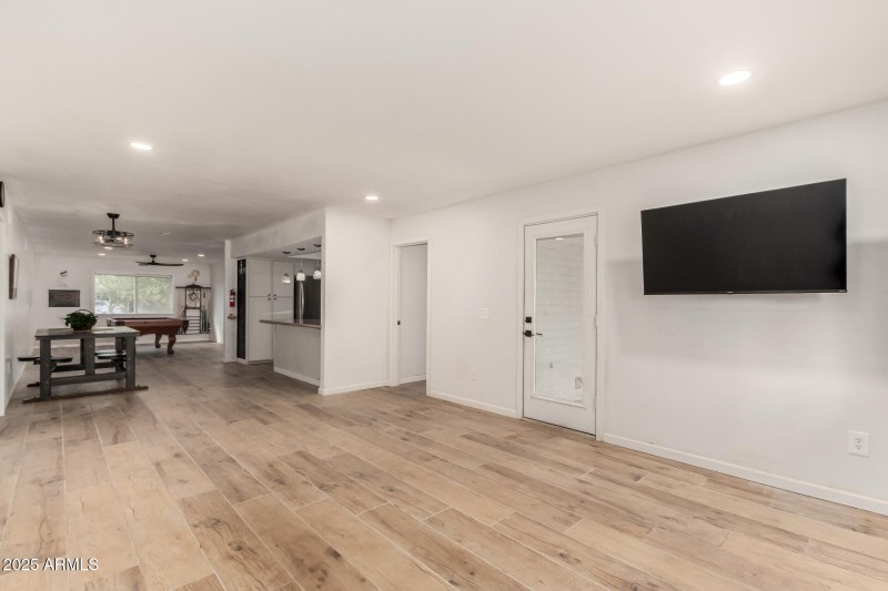 Family room to dining