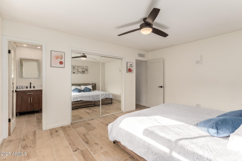 Primary bedroom to bath