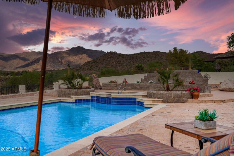 Heated Pool and Spillover Spa