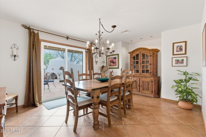 Large formal dining room