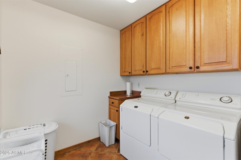 Large laundry area