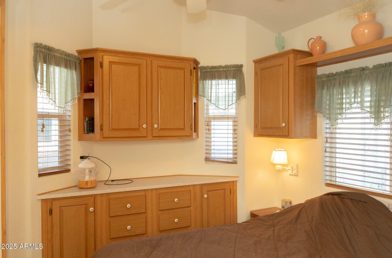 Bedroom with Built ins