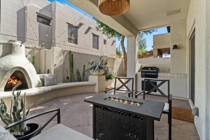38-Back patio and BBQ